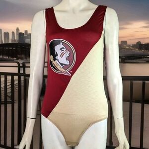 Florida State Seminoles Womens L Multicolor Body Suit MJC University Gold Garnet